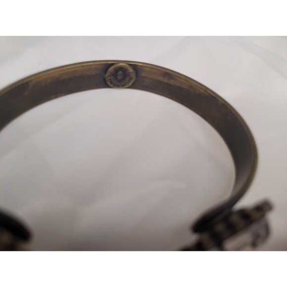 Loren Hope Brass Sarra Crystal Rhinestone Cuff Bracelet - Picture 2 of 2